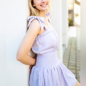 Chelsea & Violet Light Purple Romper